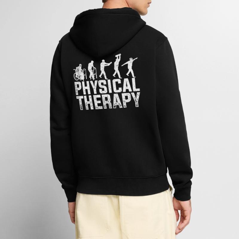 Physiothérapie d'évolution Veste à capuche bio Premium Unisexe