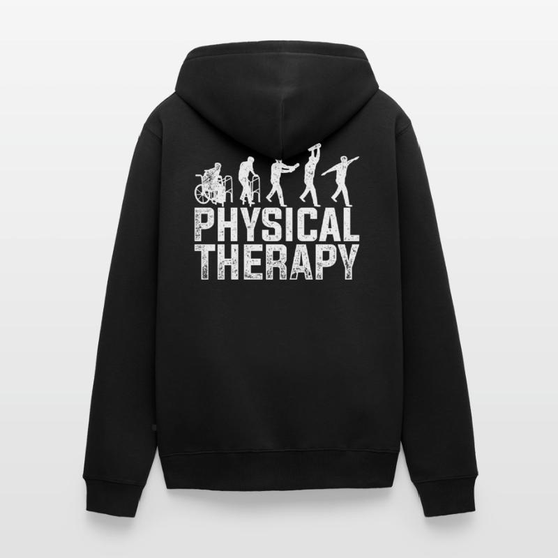 Physiothérapie d'évolution Veste à capuche bio Premium Unisexe