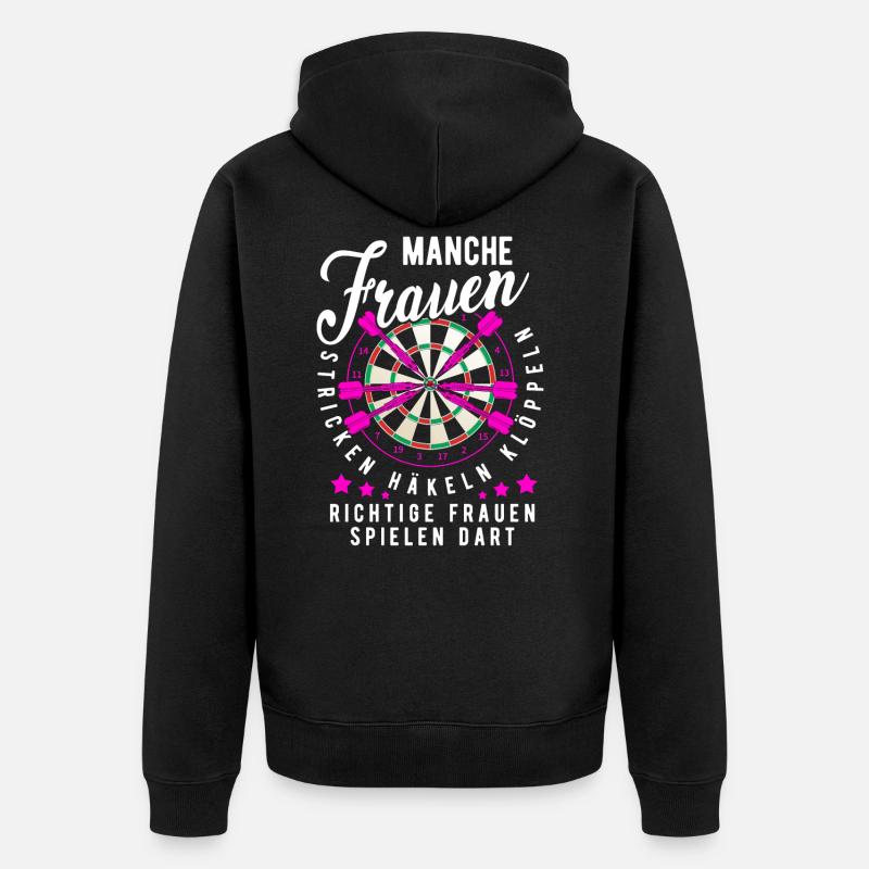 Dart - Veste à capuche bio Premium Unisexe - noir