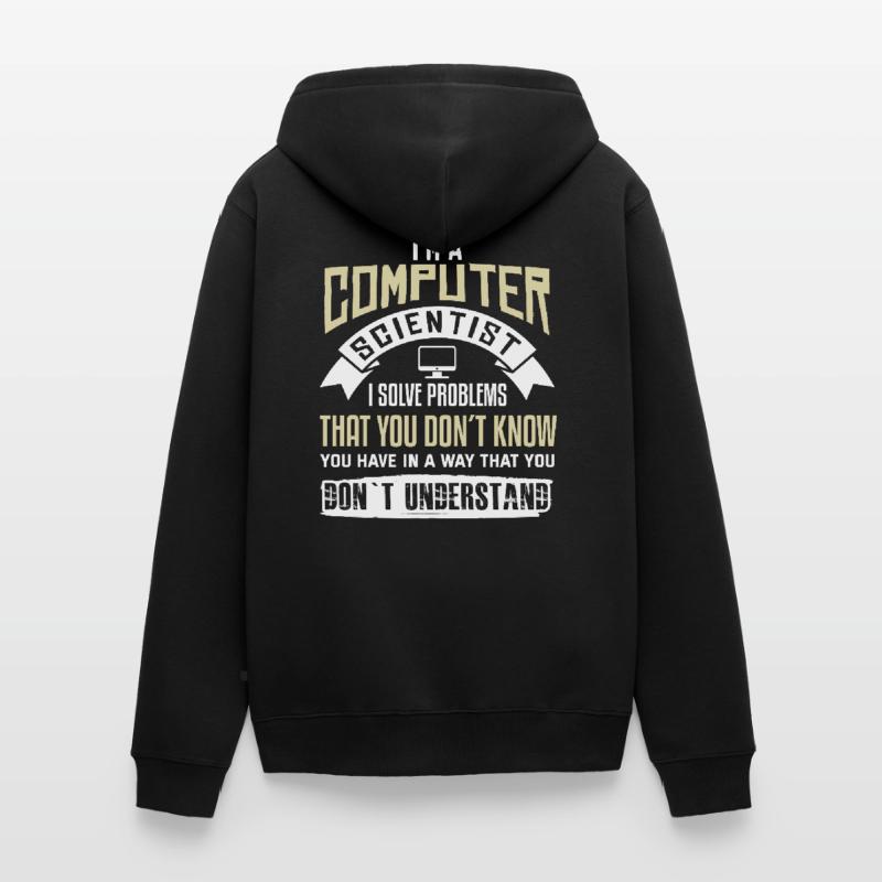 Computer scientist Programmer Computer Computer Unisex Premium Organic Zip Hoodie