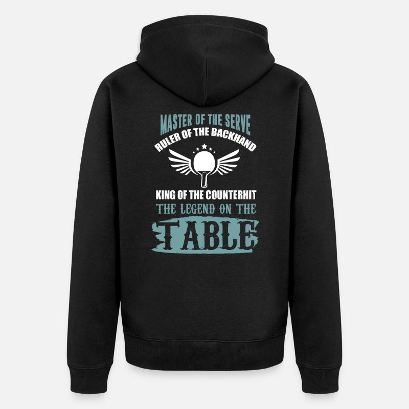 Ping-ping-s - Veste à capuche bio Premium Unisexe - noir