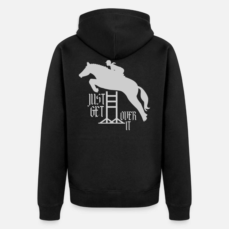 Cheval - Veste à capuche bio Premium Unisexe - noir