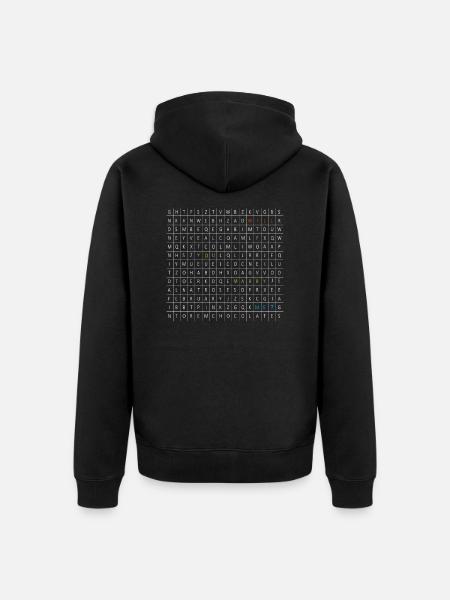 Do You Want Me Marry Wedding Request - Unisex Premium Organic Zip Hoodie - black