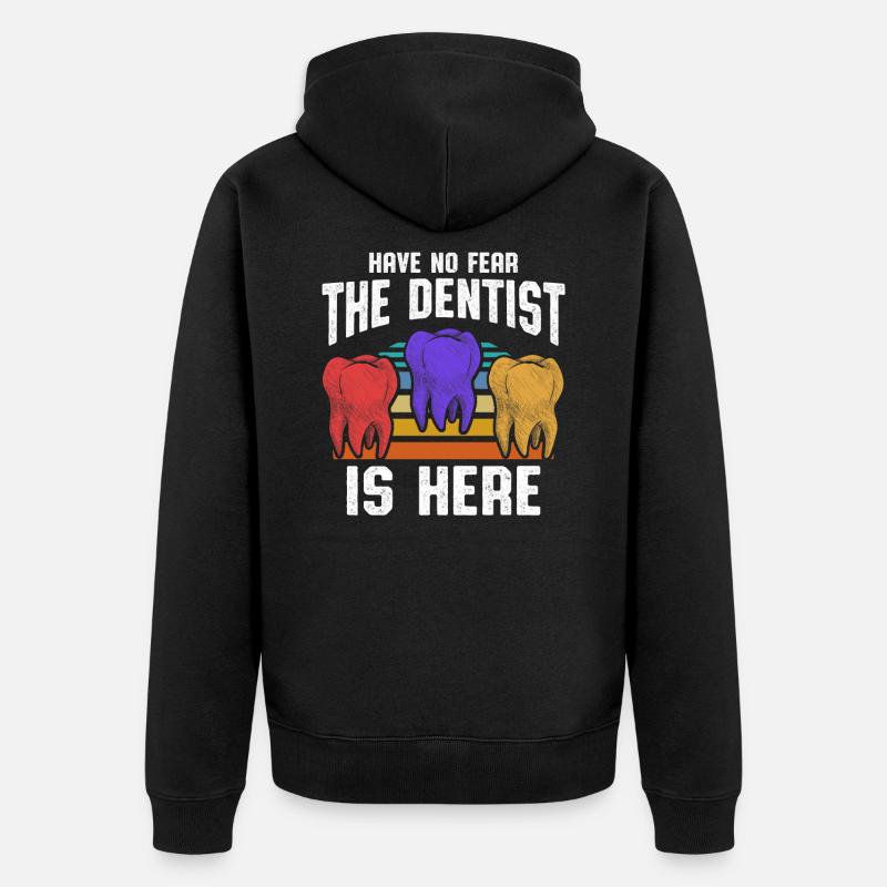 Dentiste - Veste à capuche bio Premium Unisexe - noir