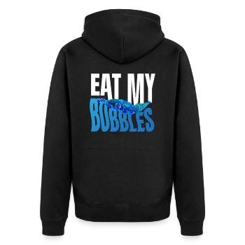 Eat My Bubbles Natation Natation - Veste à capuche bio Premium Unisexe - noir - Dos - Nico (187cm)
