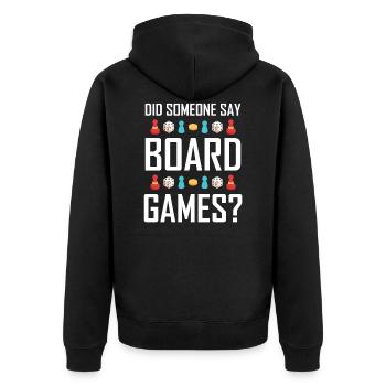 Jeu de société Jeu de société Joueur Cadeau de jeu de société - Veste à capuche bio Premium Unisexe - noir - Dos - Nico (187cm)