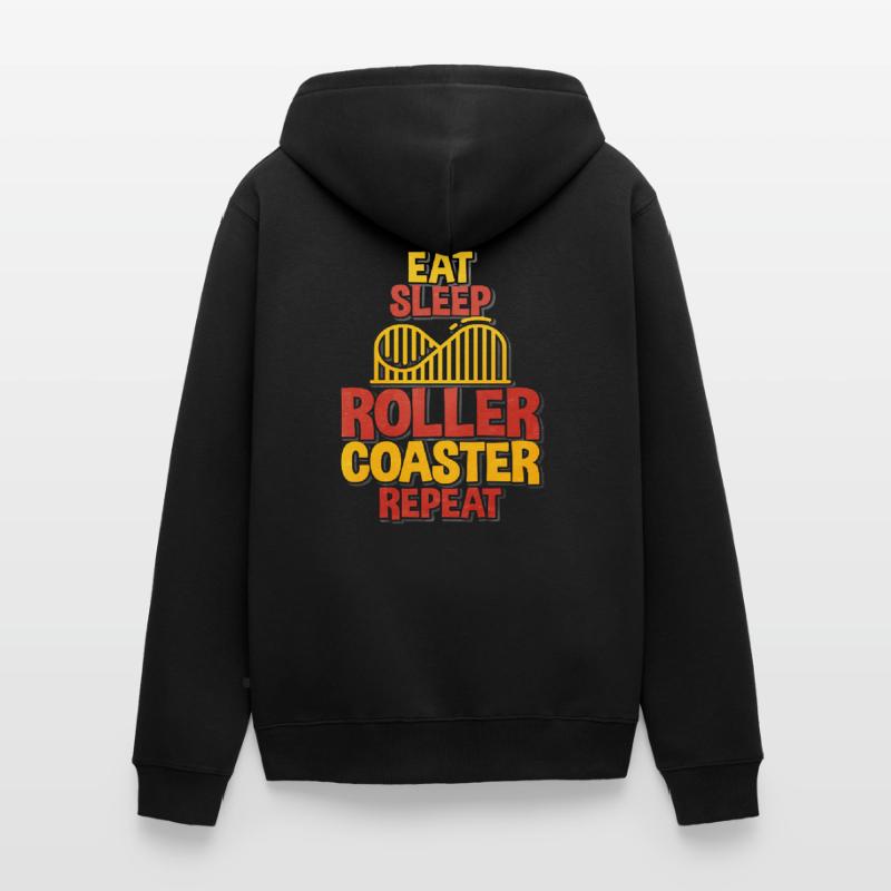 Roller coaster Funny roller coaster gift roller coaster Unisex Premium Organic Zip Hoodie