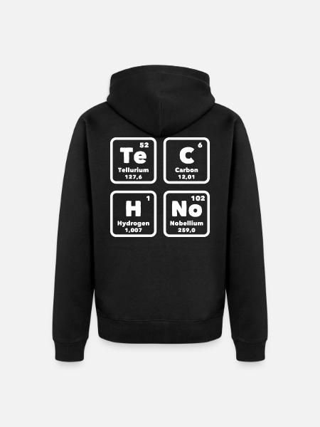 Raver Chemistry - Unisex Premium Organic Zip Hoodie - black