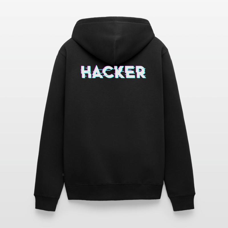 Hacker Stuff Cyber Security Game Master DDOS Unisex Premium Bio Zip Hoodie