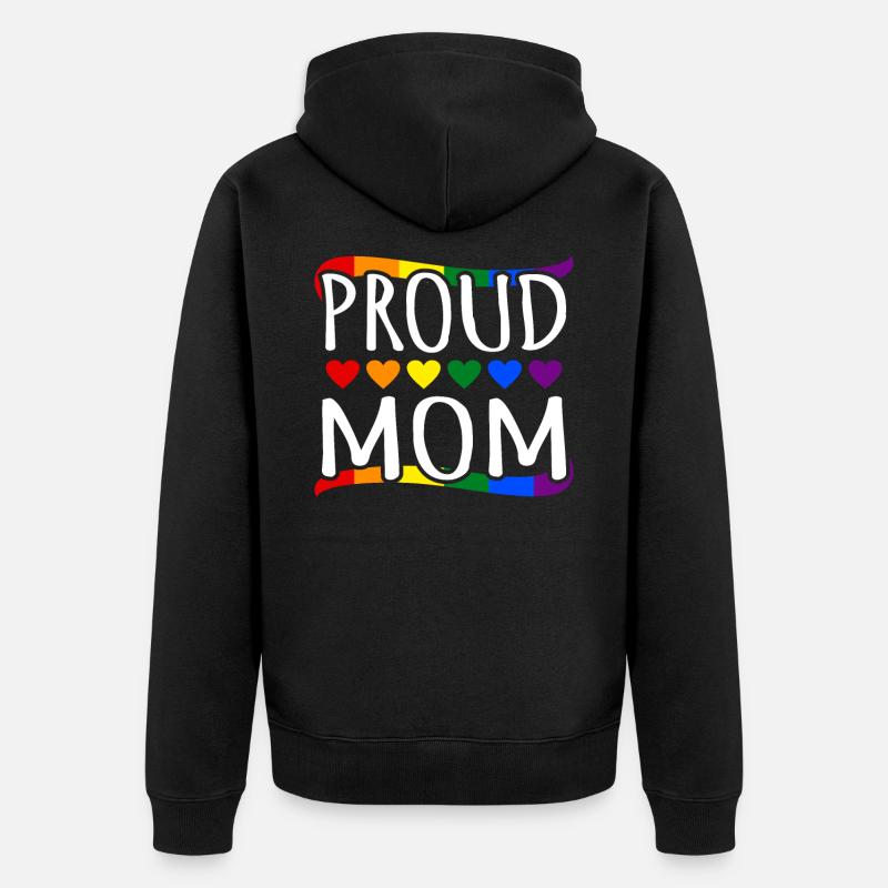 Lgbt - Unisex Premium Bio Zip Hoodie - Schwarz