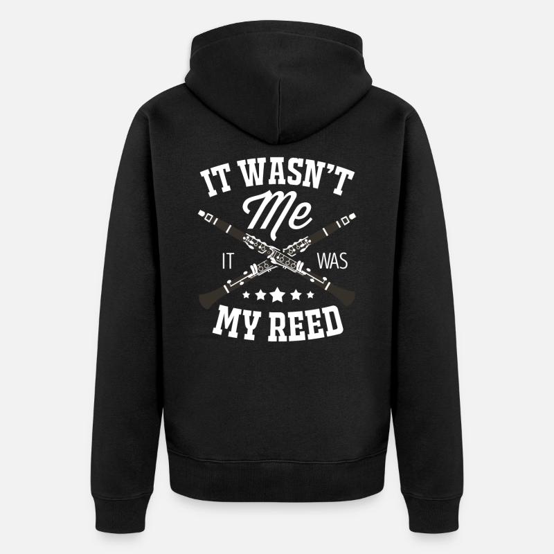 Clarinette - Veste à capuche bio Premium Unisexe - noir