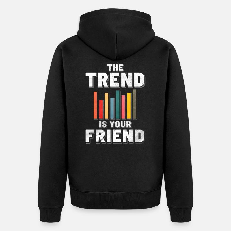 Actions - Veste à capuche bio Premium Unisexe - noir