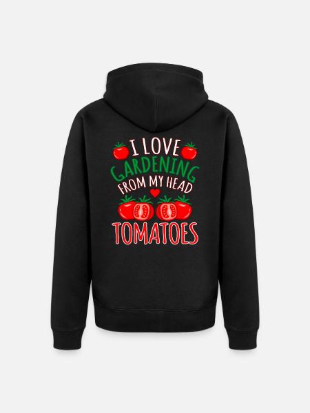 Tomate - Veste à capuche bio Premium Unisexe - noir
