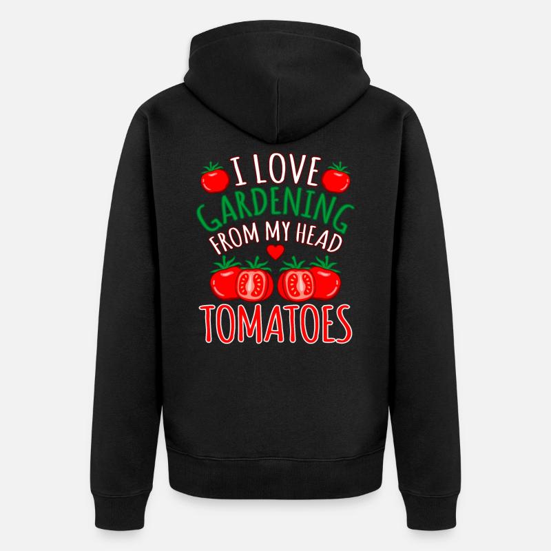 Tomate - Veste à capuche bio Premium Unisexe - noir