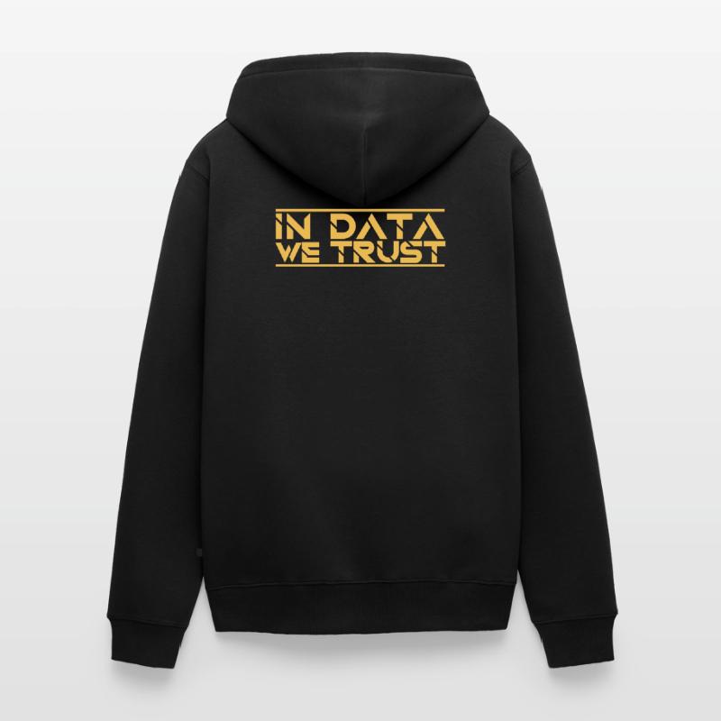 "Data Trust | Data Scientist" Unisex Premium Organic Zip Hoodie