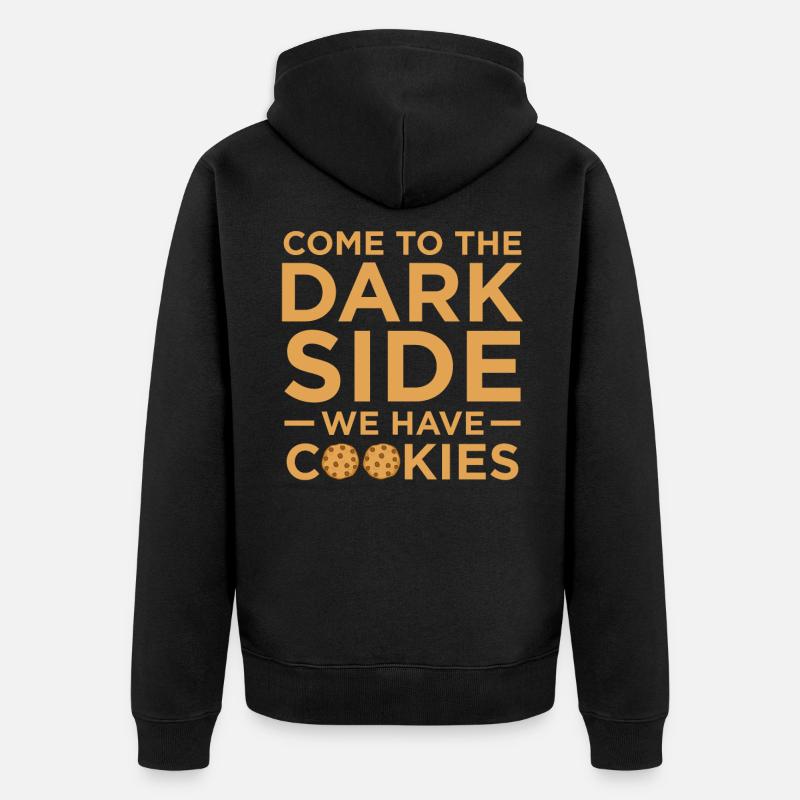 Biscuits - Veste à capuche bio Premium Unisexe - noir