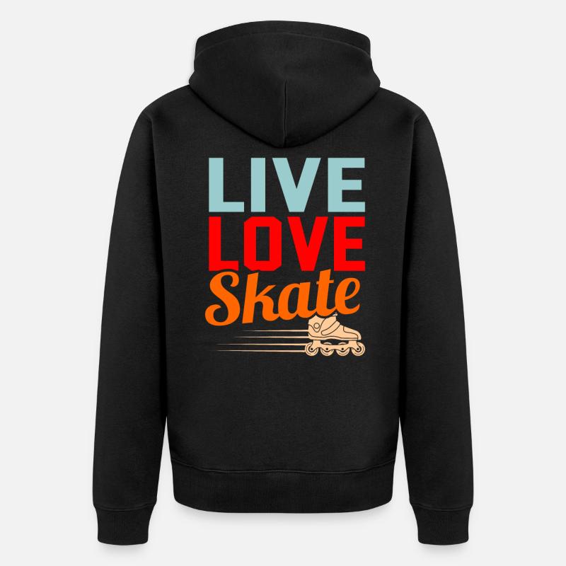 Roller - Veste à capuche bio Premium Unisexe - noir