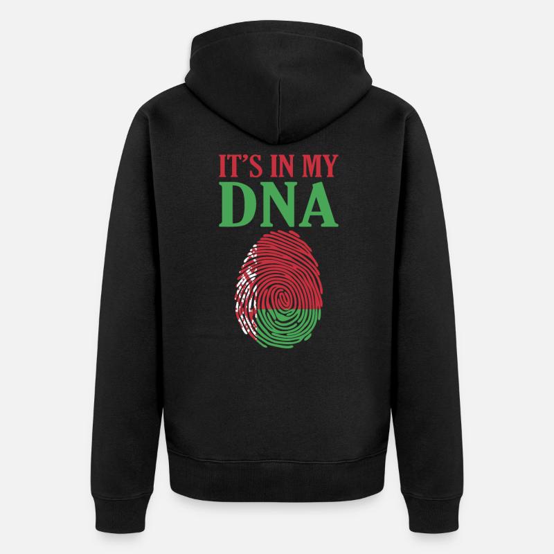 Biélorussie - Veste à capuche bio Premium Unisexe - noir