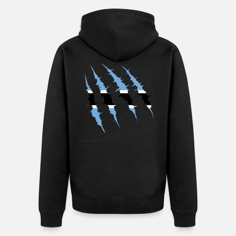 Botswana - Veste à capuche bio Premium Unisexe - noir