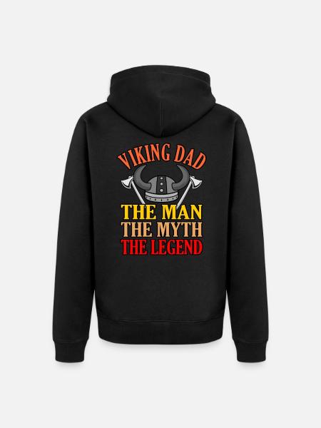 Viking - Veste à capuche bio Premium Unisexe - noir