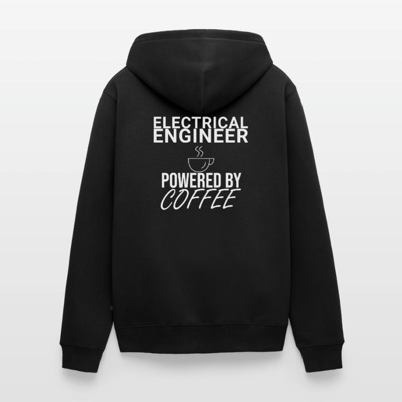"Electrical Engineer Coffee | Electrical Engineering" Unisex Premium Organic Zip Hoodie