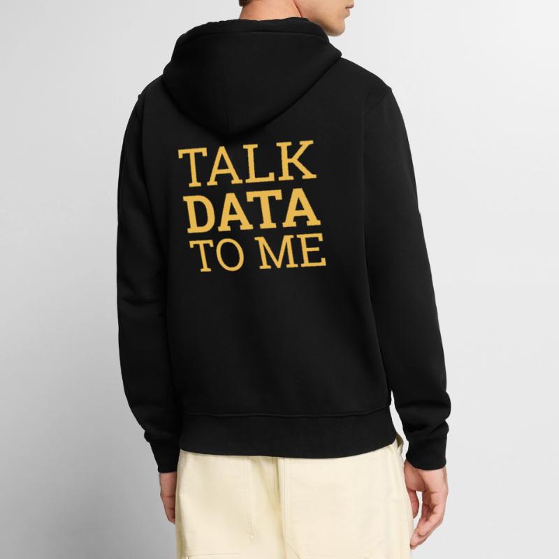 "Talk Data Data Science | Data Science" Unisex Premium Bio Zip Hoodie
