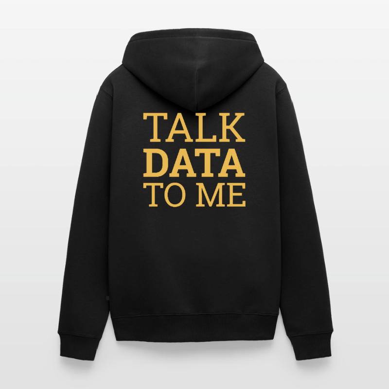 "Talk Data Data Science | Data Science" Unisex Premium Bio Zip Hoodie