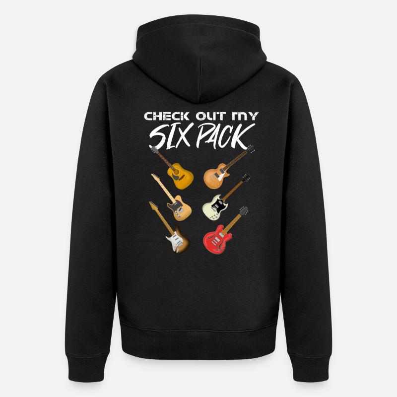 Guitare - Veste à capuche bio Premium Unisexe - noir