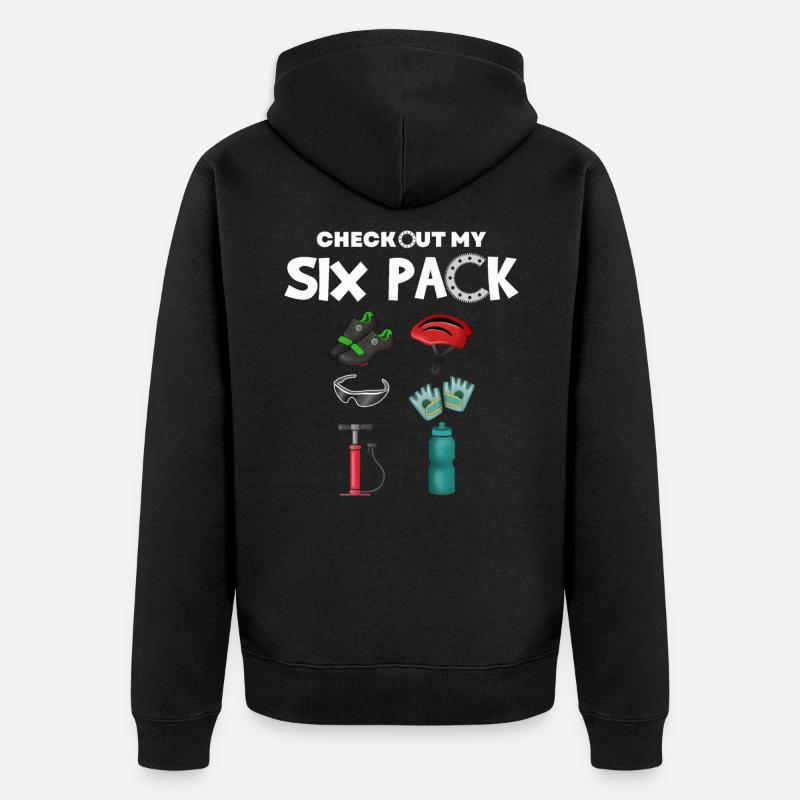 Cyclisme - Veste à capuche bio Premium Unisexe - noir