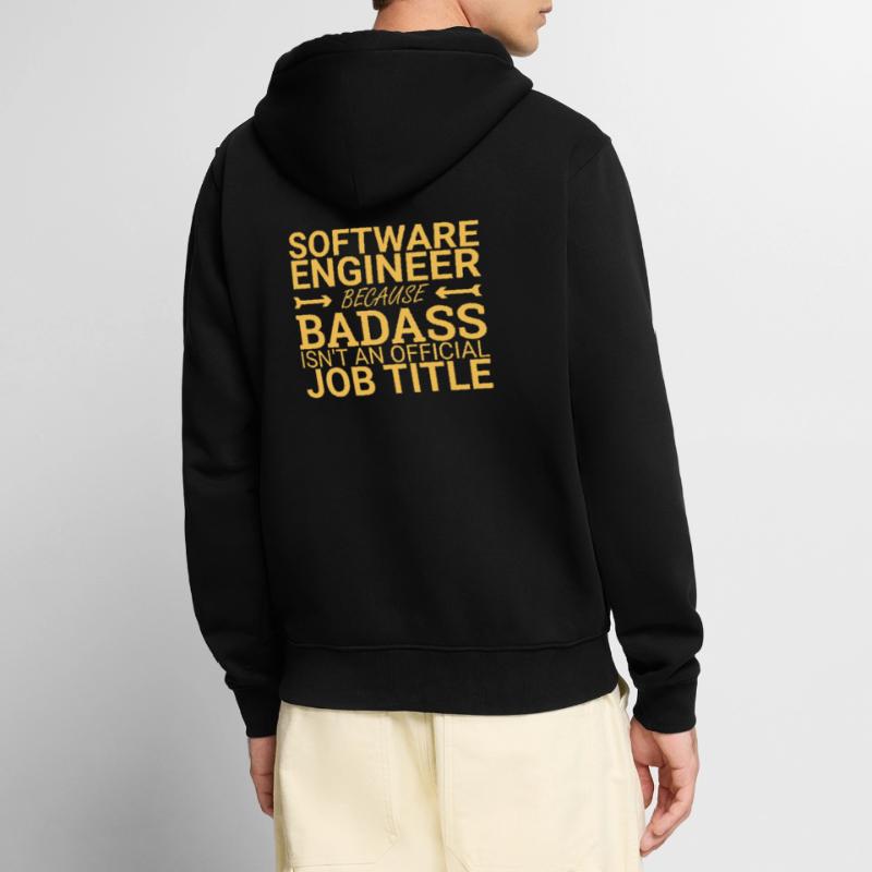 "Software Engineer Badass | Programming" Unisex Premium Organic Zip Hoodie