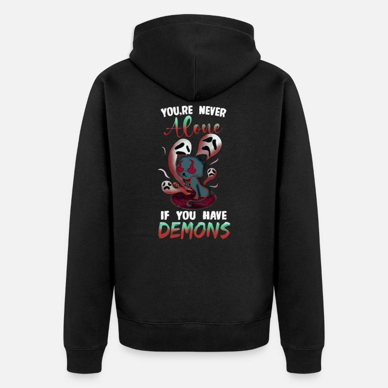 Humor - Unisex Premium Bio Zip Hoodie - Schwarz