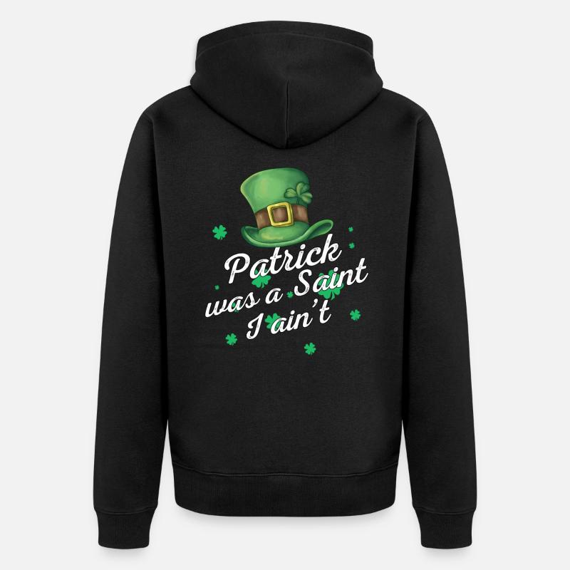 Saint-Patrick - Veste à capuche bio Premium Unisexe - noir