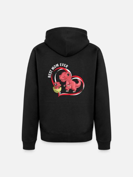 Mother’s Day - Unisex Premium Organic Zip Hoodie - black