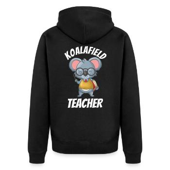 Koala - Veste à capuche bio Premium Unisexe - noir - Dos - Nico (187cm)