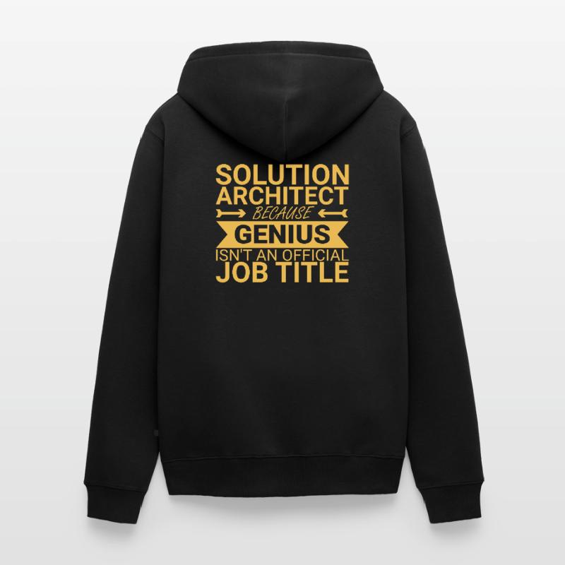 Architecte de solutions Genius | Solution Architecture Veste à capuche bio Premium Unisexe