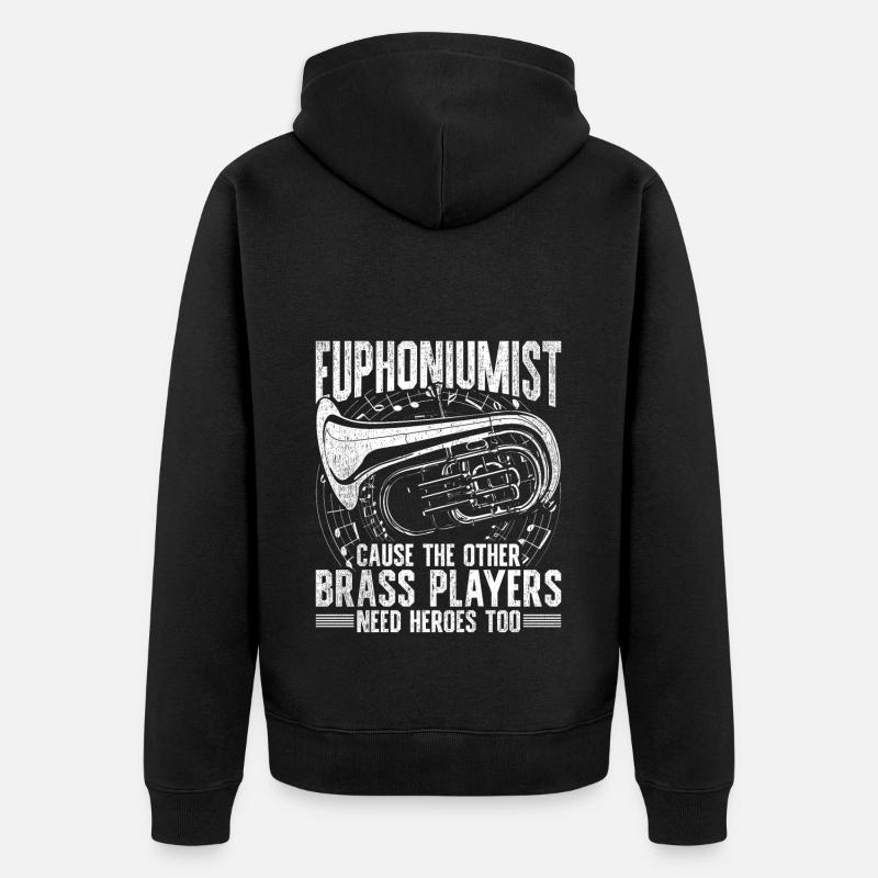Euphonium Euphoniste - Veste à capuche bio Premium Unisexe - noir