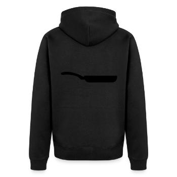 Icône Pan - Veste à capuche bio Premium Unisexe - noir - Dos - Nico (187cm)