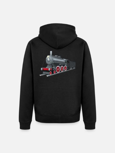 Train - Veste à capuche bio Premium Unisexe - noir