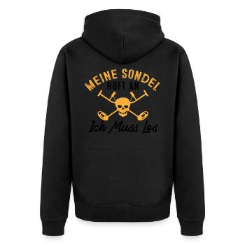 Ma sondeuse Appelle À Je Dois Los Sonder - Veste à capuche bio Premium Unisexe - noir - Dos - Nico (187cm)