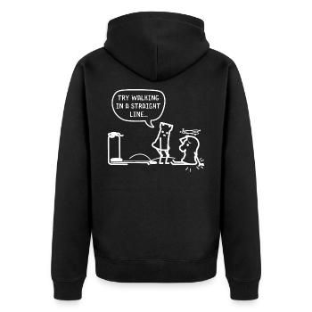 Sport Jeu d’échecs - Veste à capuche bio Premium Unisexe - noir - Dos - Nico (187cm)