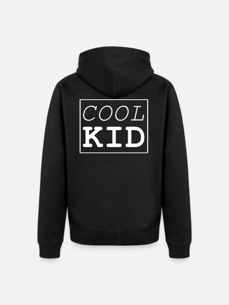 frais Kid - Veste à capuche bio Premium Unisexe - noir
