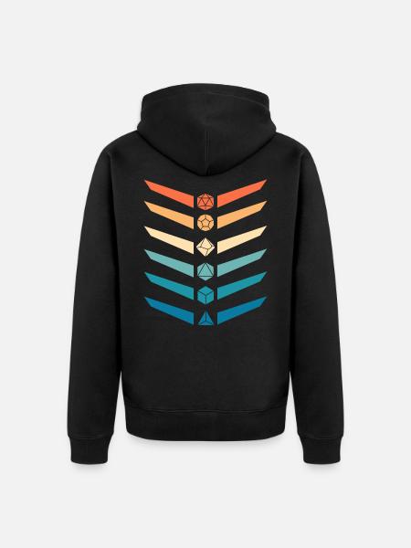 Juego de mesa RPG Rpg Juego de mesa Regalo - Chaqueta con capucha prémium ecológica unisex - negro