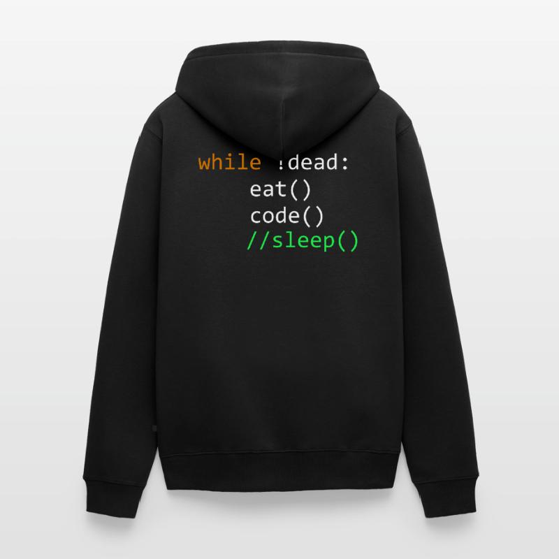 Programmierung Informatik Entwickler Programmierer Unisex Premium Bio Zip Hoodie