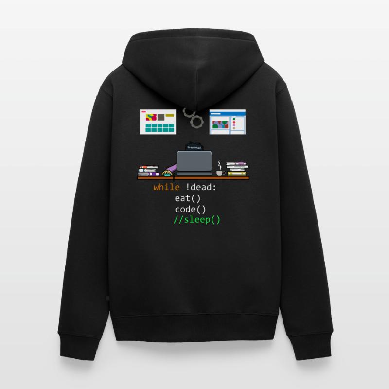 Programmierung Informatik Entwickler Programmierer Unisex Premium Bio Zip Hoodie