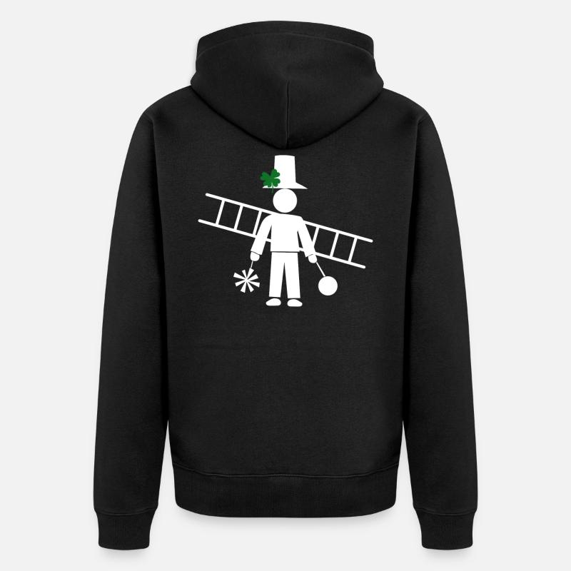 Ramoneur ramoneur métier de métier - Veste à capuche bio Premium Unisexe - noir