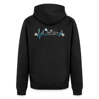 Coffret cadeau de natation Sport Waterbatt - Veste à capuche bio Premium Unisexe - noir - Dos - Nico (187cm)