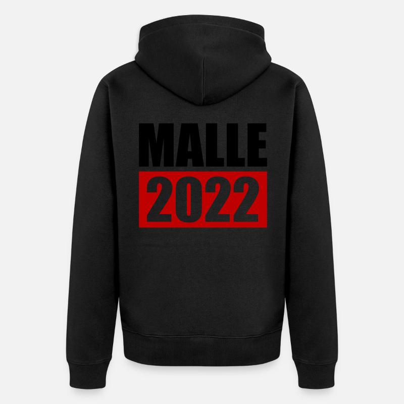 malle 2022 - Veste à capuche bio Premium Unisexe - noir