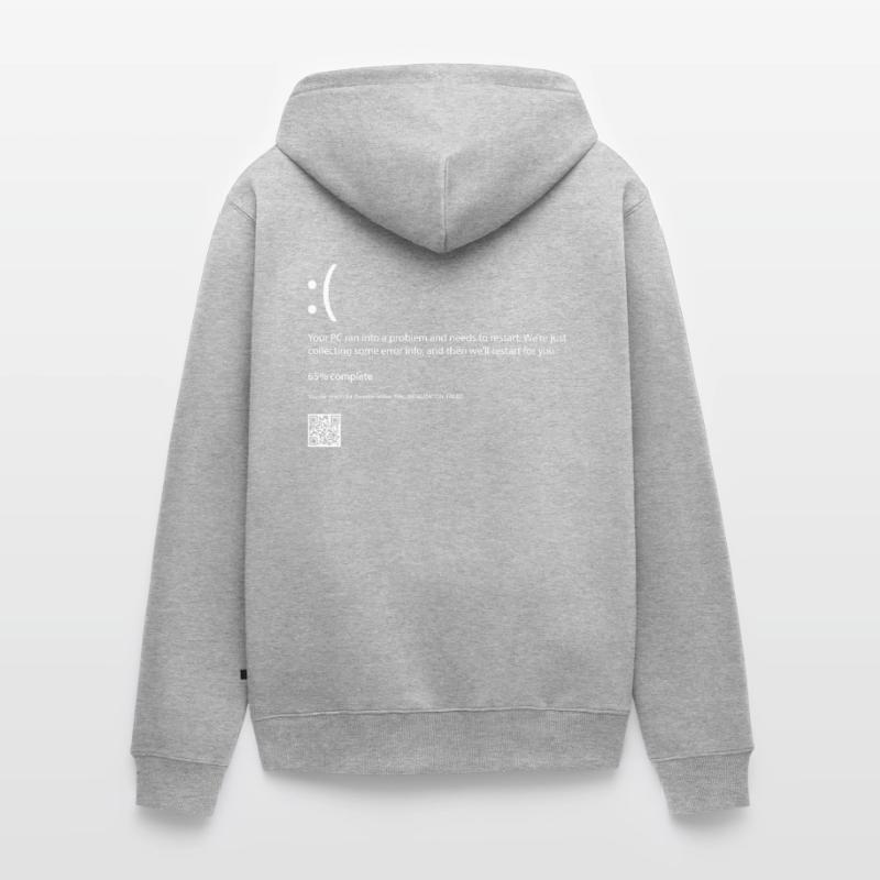 Error code computer Unisex Premium Organic Zip Hoodie