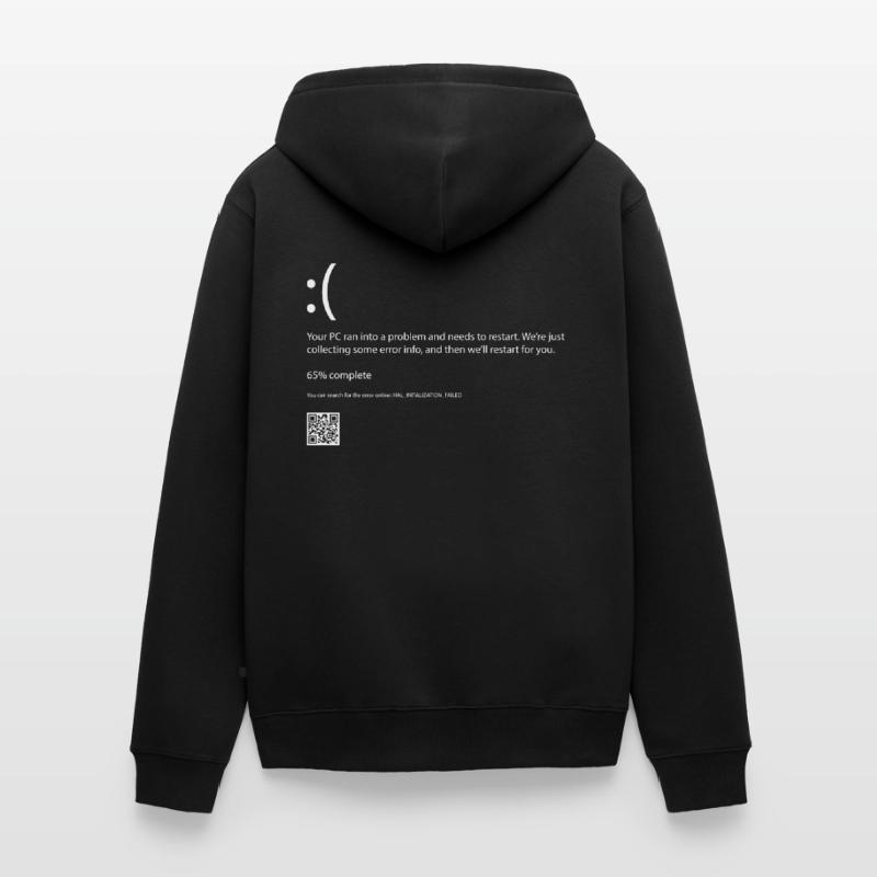 Error code computer Unisex Premium Organic Zip Hoodie