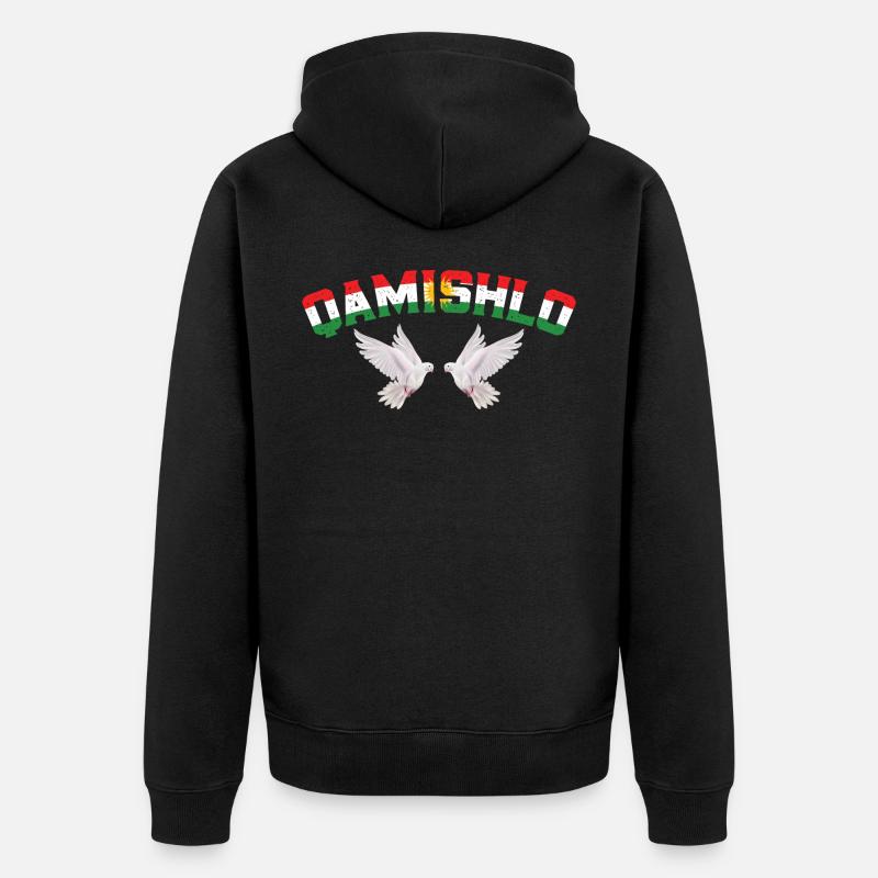 Kurdistan - Veste à capuche bio Premium Unisexe - noir